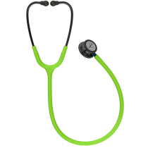 3M Littmann Classic III stethoscope smoke ed limegreen tube, gray chestpiece